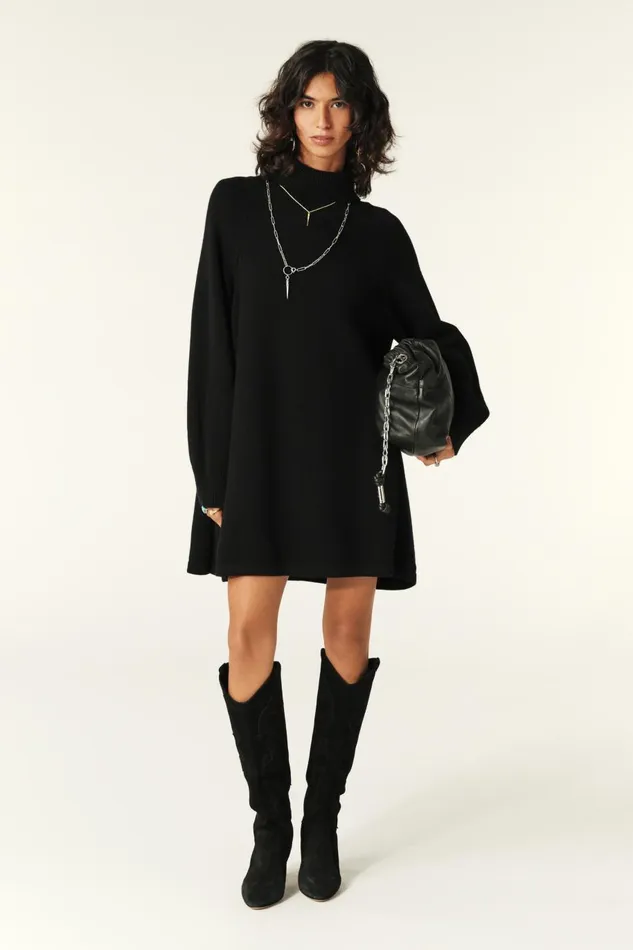 Women Dresses Baandsh Mini Jersey Dress Medee Black