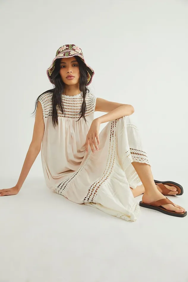 Women Dresses Free People Washed Day Dreaming Dress Primrose Combo