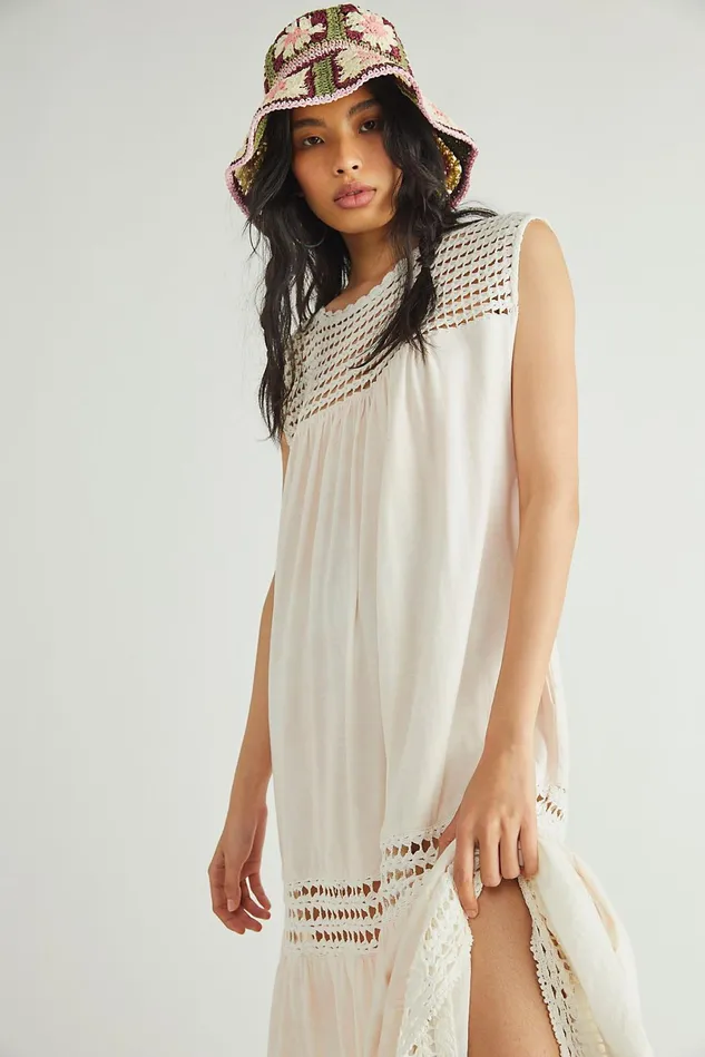 Women Dresses Free People Washed Day Dreaming Dress Primrose Combo