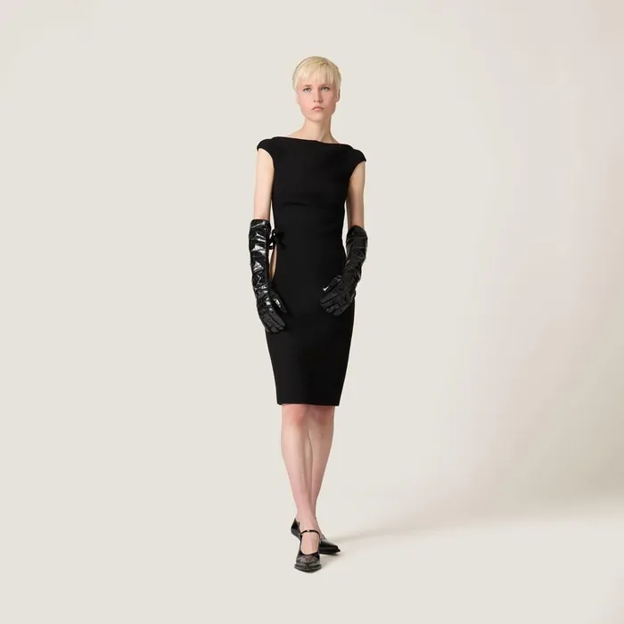 Women Dresses Miu Miu Natt Dress Black Women Dresses Miu Miu Natt Dress Black