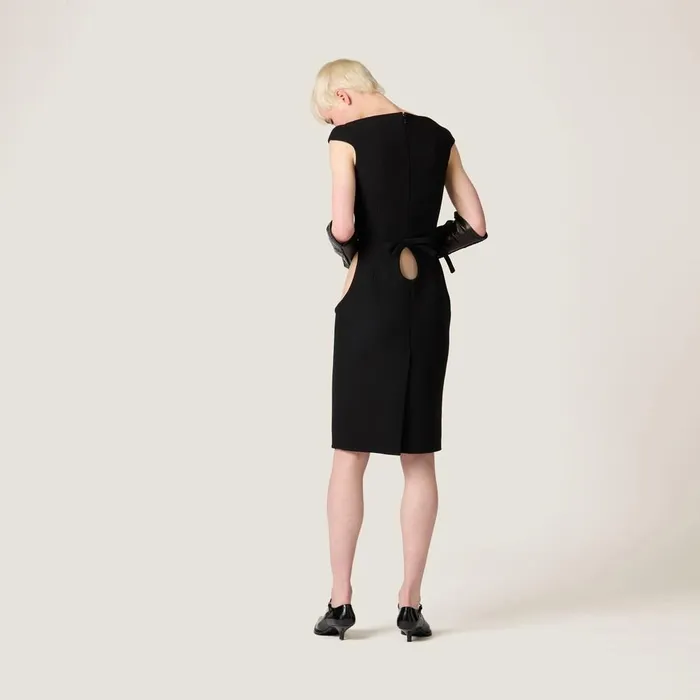 Women Dresses Miu Miu Natt Dress Black Women Dresses Miu Miu Natt Dress Black