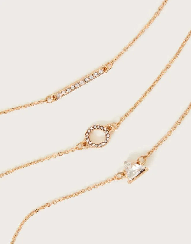 Women Embellished Bracelets Set Of Three Monsoon Jewellery and Hair