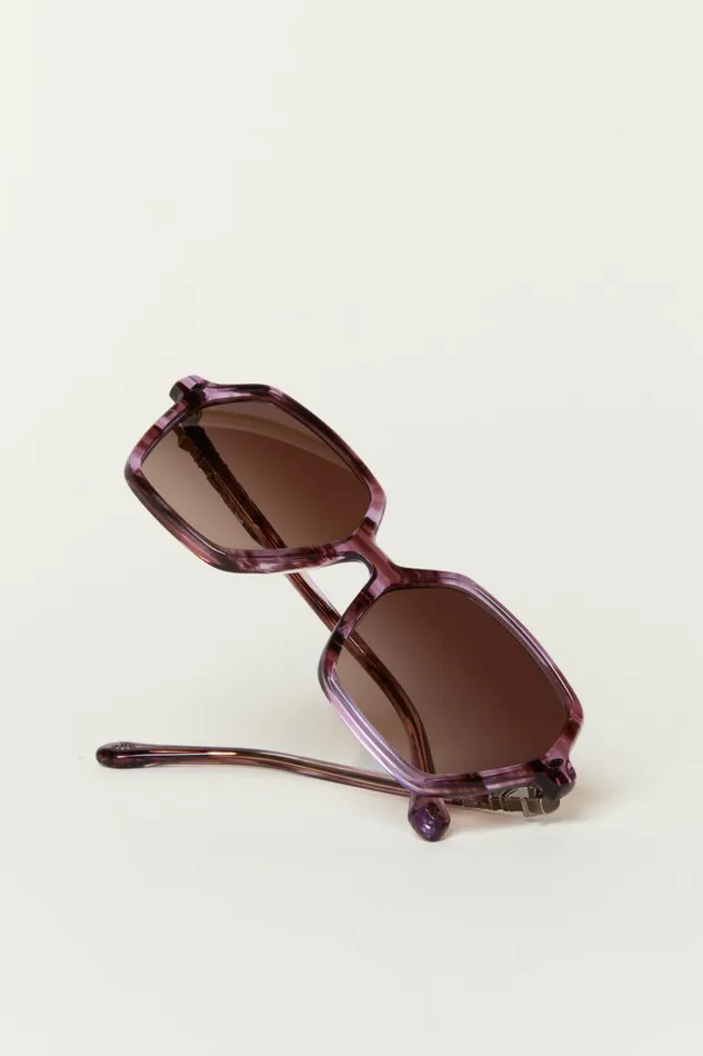 Women Eyewear Baandsh Hexagonal Sunglasses Lotty Brown