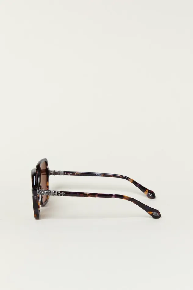 Women Eyewear Baandsh Hexagonal Sunglasses Lotty Brown