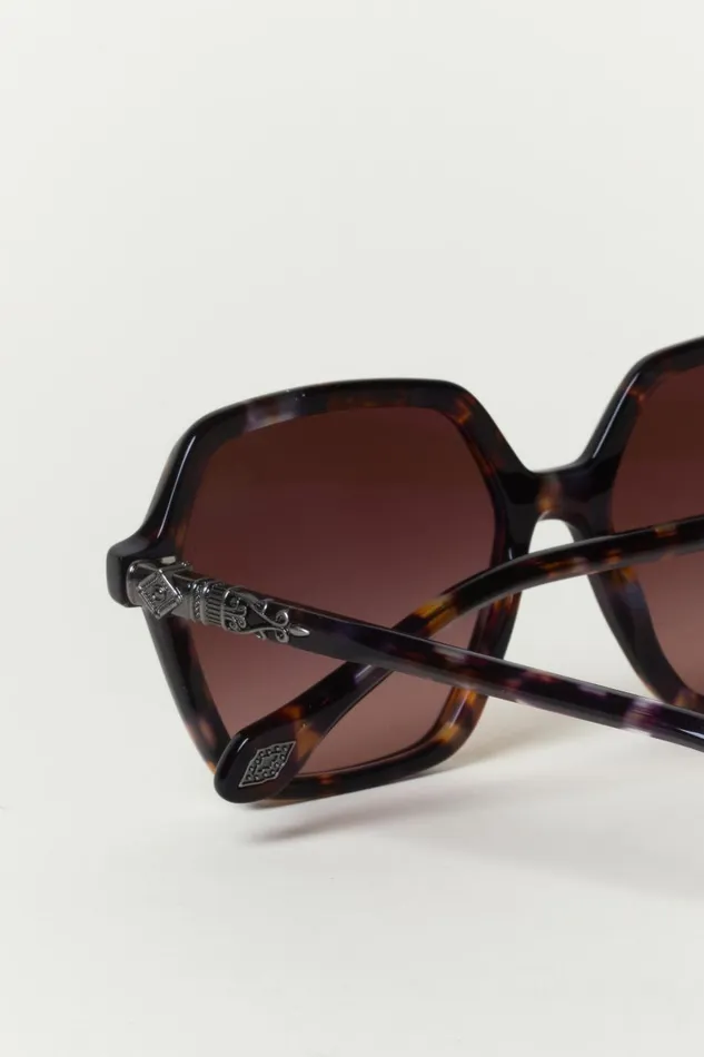 Women Eyewear Baandsh Hexagonal Sunglasses Lotty Brown