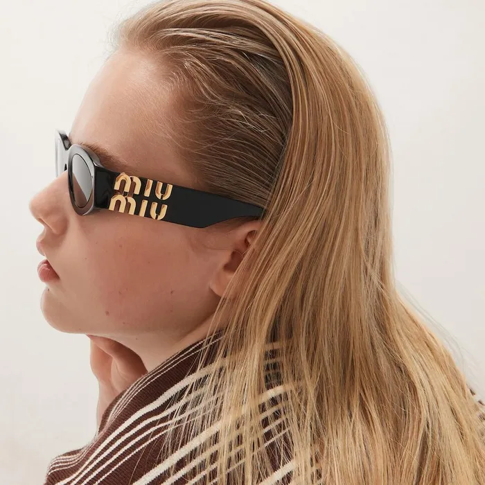 Women Eyewear Miu Miu Miu Glimpse Sunglasses Slate Gray Lenses Women Eyewear Miu Miu Miu Glimpse Sunglasses Slate Gray Lenses