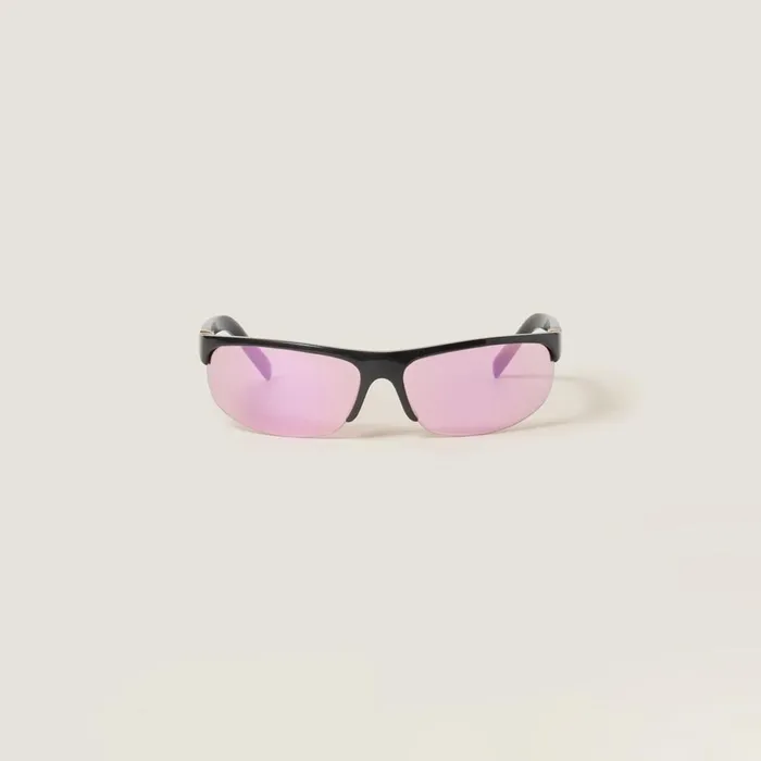 Women Eyewear Miu Miu Miu Miu Runway Sunglasses Mirrored Begonia Lenses