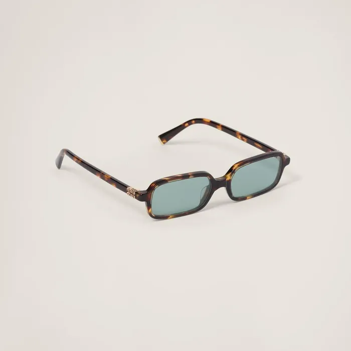 Women Eyewear Miu Miu Miu Regard Sunglasses Water Green Lenses