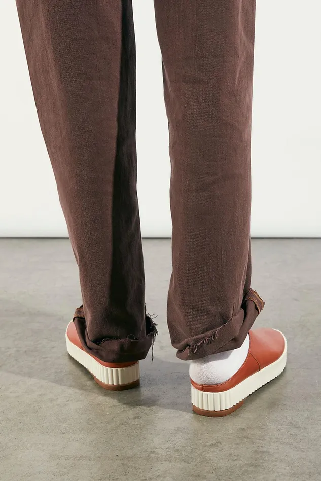 Women Flats Menswear Free People Miller Flats Rust