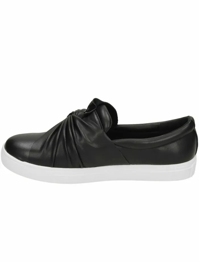 Women Footwear Tokyo Laundry Casula Twist Vamp Slip On Plimsolls In Black Black