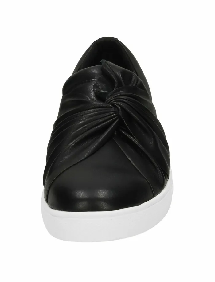 Women Footwear Tokyo Laundry Casula Twist Vamp Slip On Plimsolls In Black Black