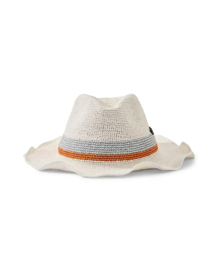 Women Gigi Crochet Raffia Hat Electric Tommy Bahama Hats and Caps