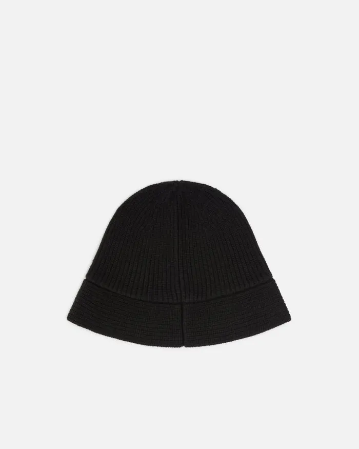 Women Hats Pinko Wool Bucket Hat With PINKO Logo Limo Black Women Hats Pinko Wool Bucket Hat With PINKO Logo Limo Black