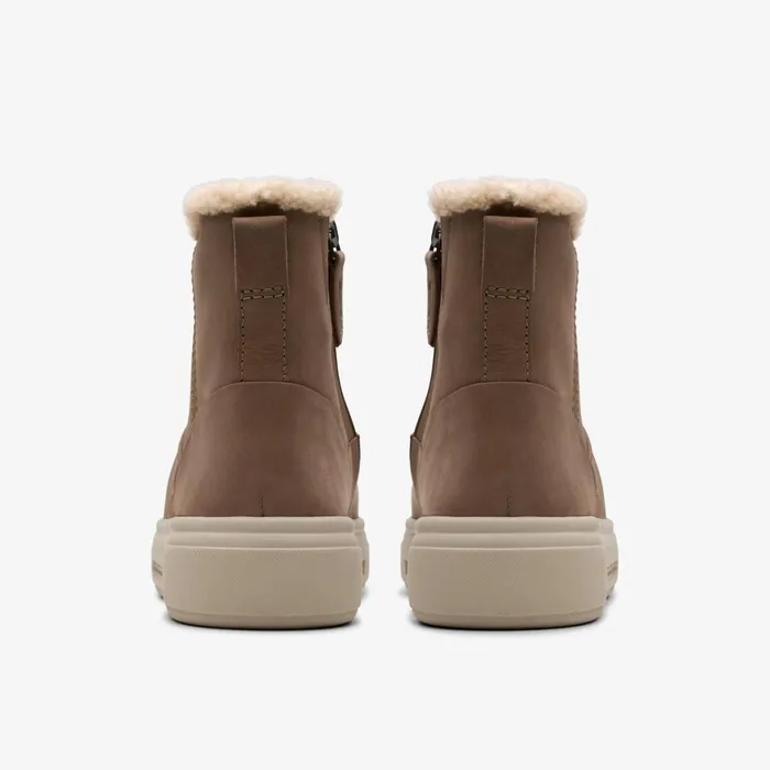 Women Hollyhock Lane Pebble Warmlined Clarks Boots and Booties