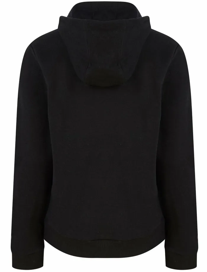 Women Hoodies and Sweatshirts Tokyo Laundry Nyc Borough Motif Brushback Fleece Pullover Hoodie In Jet Black 8211 Tokyo Laundry Black