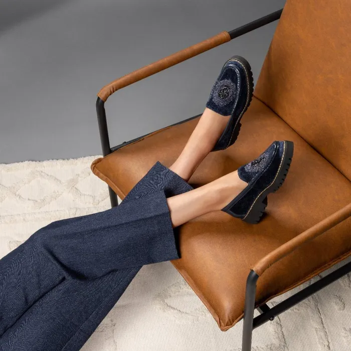 Women Hope Navy Ornament Donald Pliner Shoes Online Casual Women Hope Navy Ornament Donald Pliner Shoes Online Casual