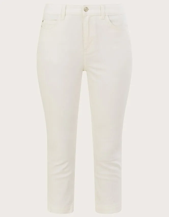 Women Idabella Crop Skinny Jeans With Sustainable Cotton Natural Monsoon Trousers and Jeans