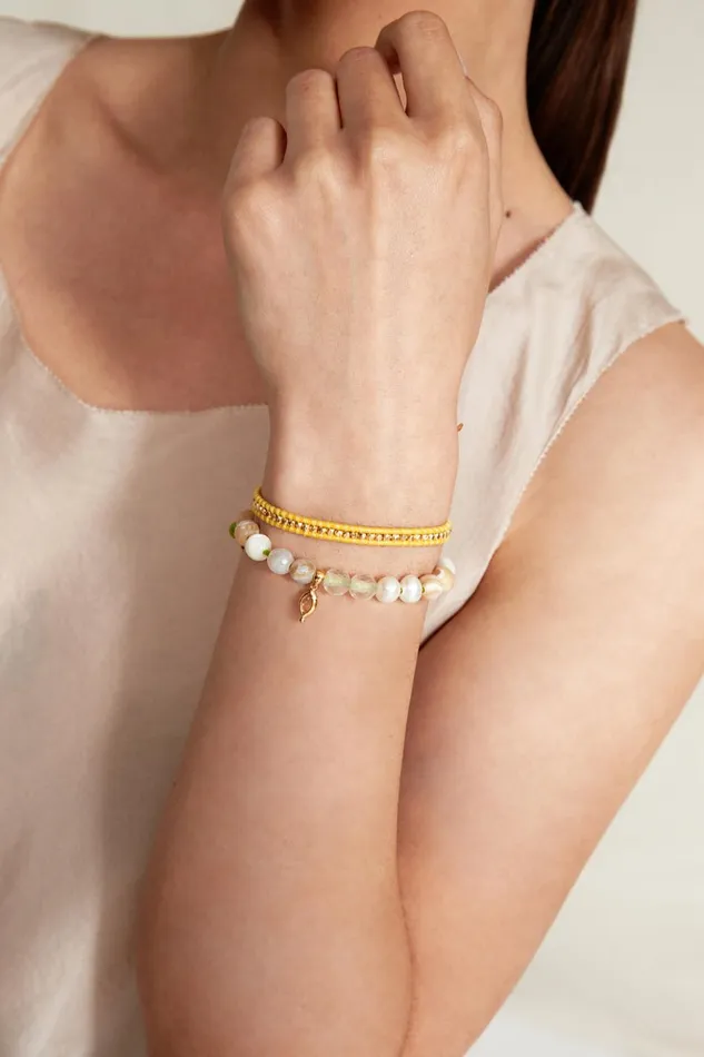 Women Indira Wrap Bracelet Natural Mix Chan Luu Bracelets