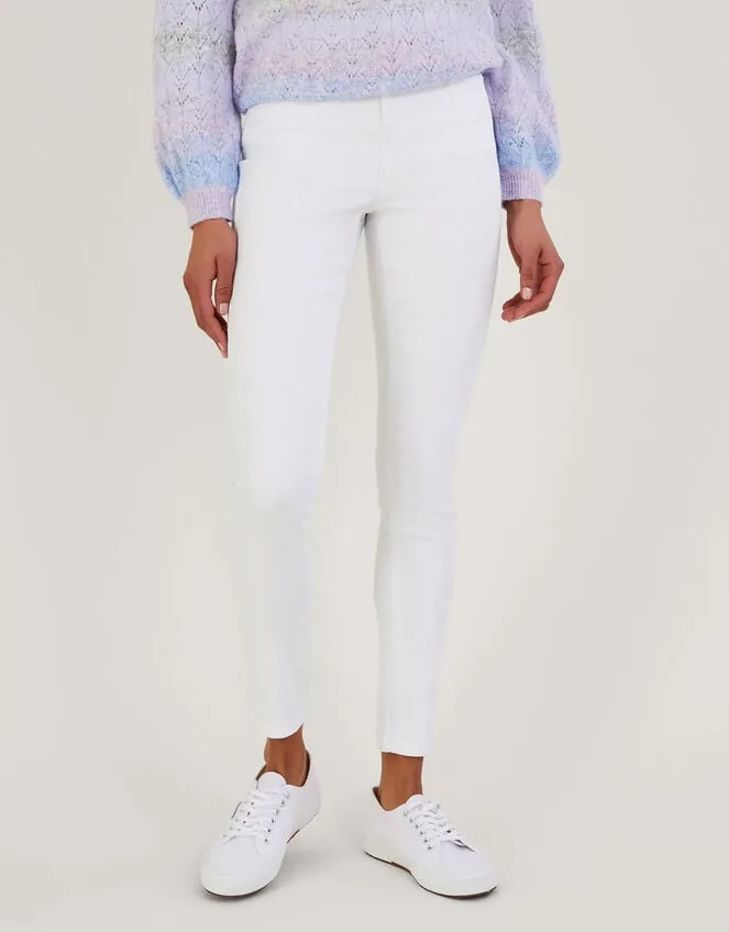 Women Iris RegularLength Skinny Jeans With Sustainable Cotton White Monsoon Trousers and Jeans