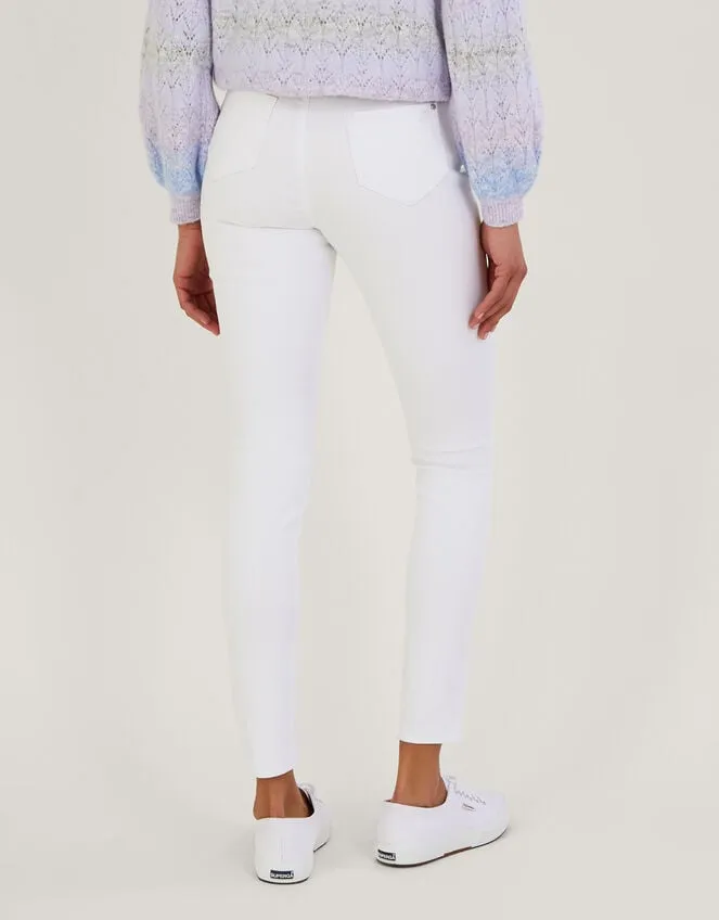 Women Iris RegularLength Skinny Jeans With Sustainable Cotton White Monsoon Trousers and Jeans