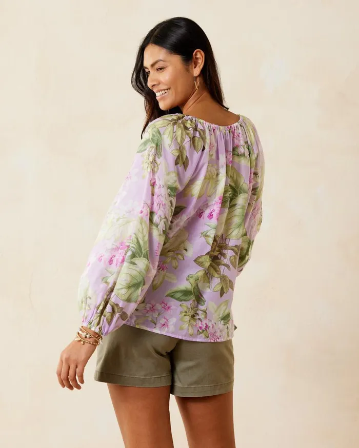 Women Island Gauze Villa Solstice ShortSleeve Top Blue Vault Tommy Bahama Tops and Shirts Women Island Gauze Villa Solstice ShortSleeve Top Blue Vault Tommy Bahama Tops and Shirts
