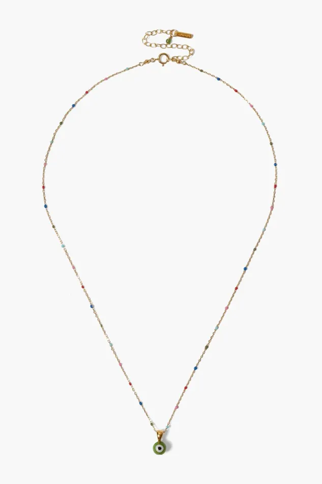Women Izmir Evil Eye Necklace Green Chan Luu Necklaces