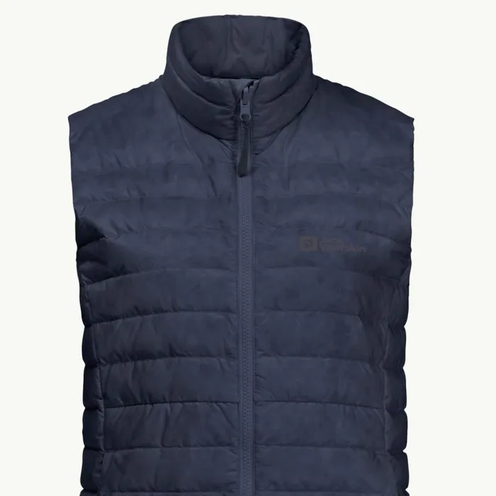 Women Jack Wolfskin 3in1 Jackets PILVI DOWN VEST W RDS Night Blue M Womens Down Gilet