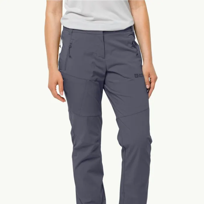 Women Jack Wolfskin Hiking Trousers GLASTAL PANTS W 8211 Dolphin 36 8211 Womens Softshell Hiking Trousers Women Jack Wolfskin Hiking Trousers GLASTAL PANTS W 8211 Dolphin 36 8211 Womens Softshell Hiking Trousers