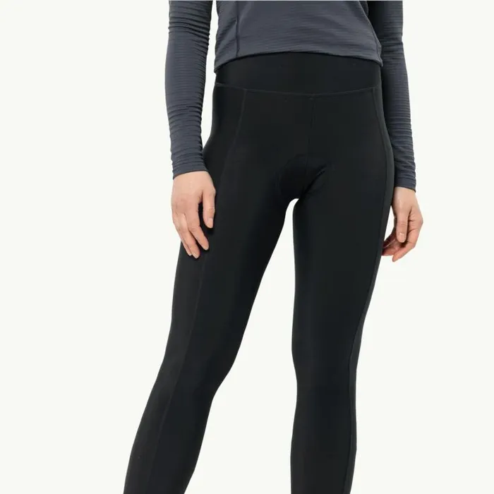Women Jack Wolfskin Leggings and Tights MOROBBIA TIGHTS W 8211 Black S Womens Cycling Trousers Women Jack Wolfskin Leggings and Tights MOROBBIA TIGHTS W 8211 Black S Womens Cycling Trousers