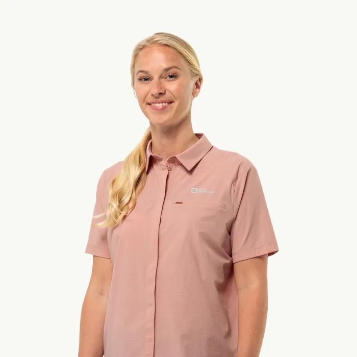 Women Jack Wolfskin Shirts VANDRA SS SHIRT W 8211 Rose Dawn XS Womens Shortsleeved Hiking Shirt Women Jack Wolfskin Shirts VANDRA SS SHIRT W 8211 Rose Dawn XS Womens Shortsleeved Hiking Shirt
