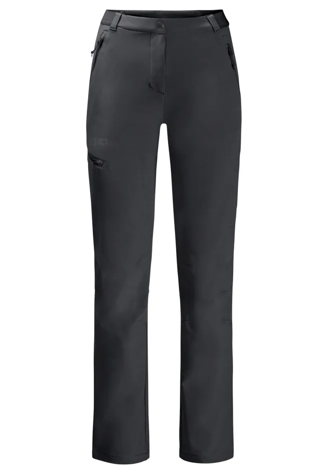 Women Jack Wolfskin Softshell Pants GEIGELSTEIN PANTS W 8211 Black 42S Womens Softshell Hiking Trousers Women Jack Wolfskin Softshell Pants GEIGELSTEIN PANTS W 8211 Black 42S Womens Softshell Hiking Trousers