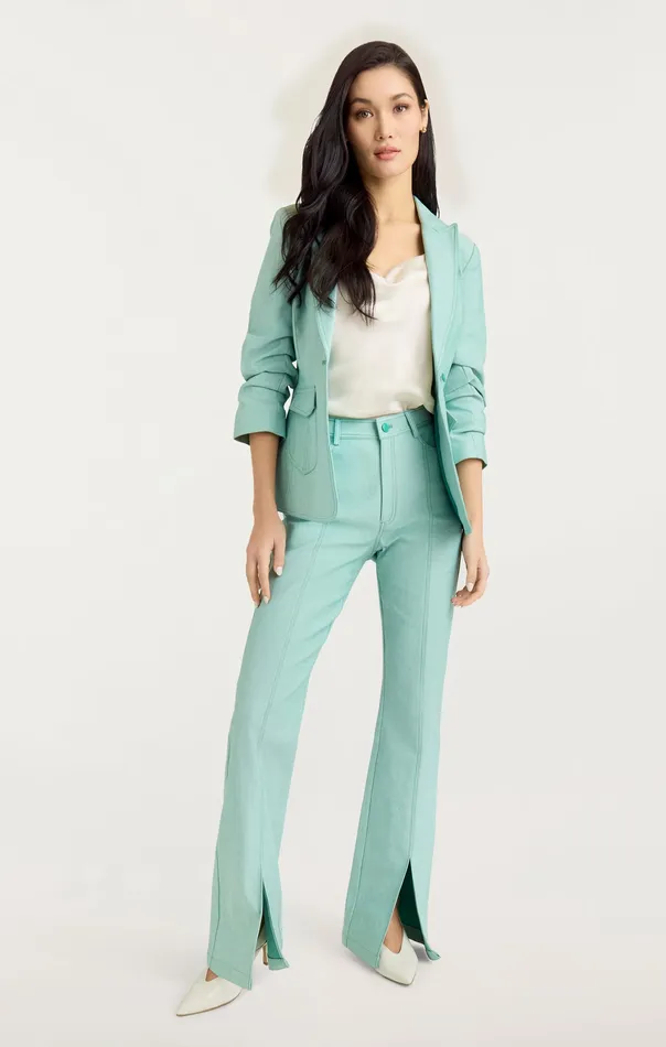 Women Jackets and Blazers Cinq Sept Louisa Jacket Light Marine Green