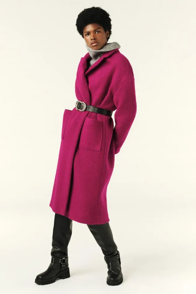 Women Jackets and Coats Baandsh Oversized Coat Tao Brown