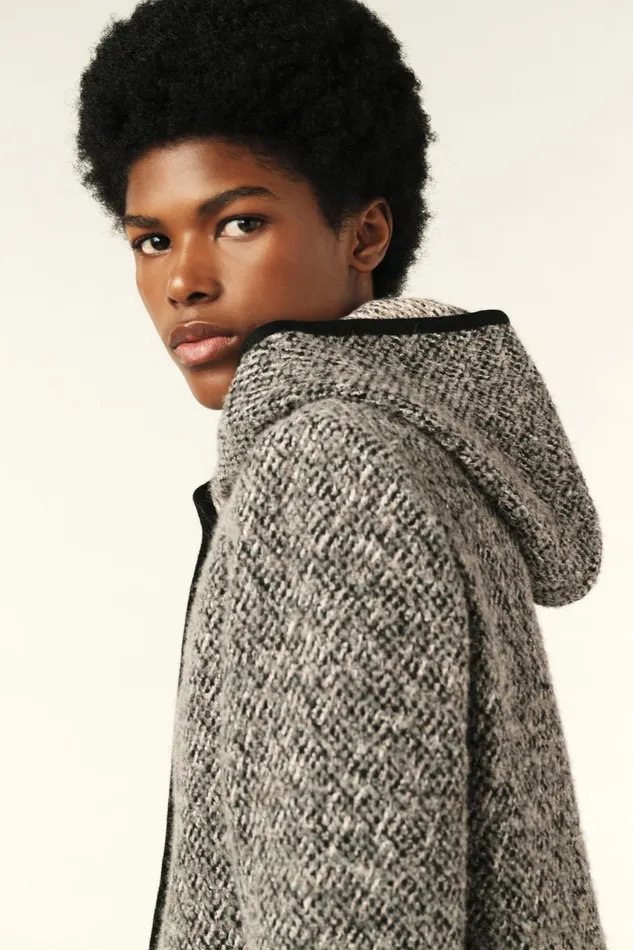 Women Jackets and Coats Baandsh Short Jacket Loctave Gray