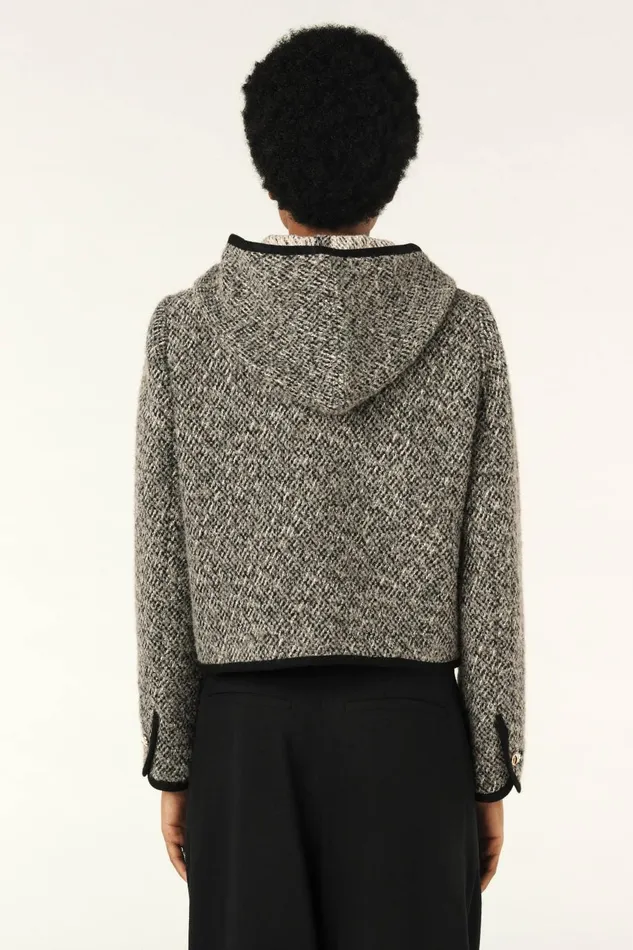 Women Jackets and Coats Baandsh Short Jacket Loctave Gray