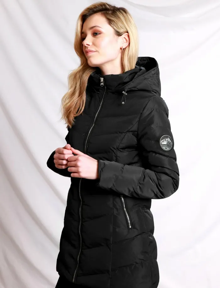 Women Jackets and Coats Tokyo Laundry Safflower 2 Longline Quilted Puffer Coat With Hood In Black 8211 Tokyo Laundry Black Women Jackets and Coats Tokyo Laundry Safflower 2 Longline Quilted Puffer Coat With Hood In Black 8211 Tokyo Laundry Black