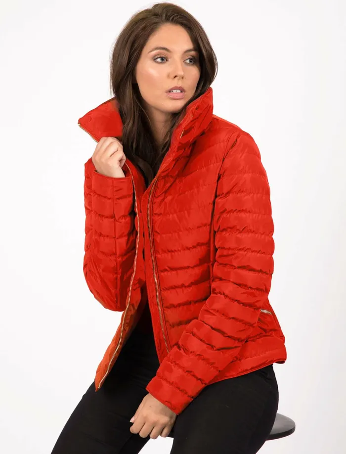 Women Jackets and Coats Tokyo Laundry Zelda 2 Funnel Neck Quilted Jacket In Crimson 8211 Tokyo Laundry Red Women Jackets and Coats Tokyo Laundry Zelda 2 Funnel Neck Quilted Jacket In Crimson 8211 Tokyo Laundry Red