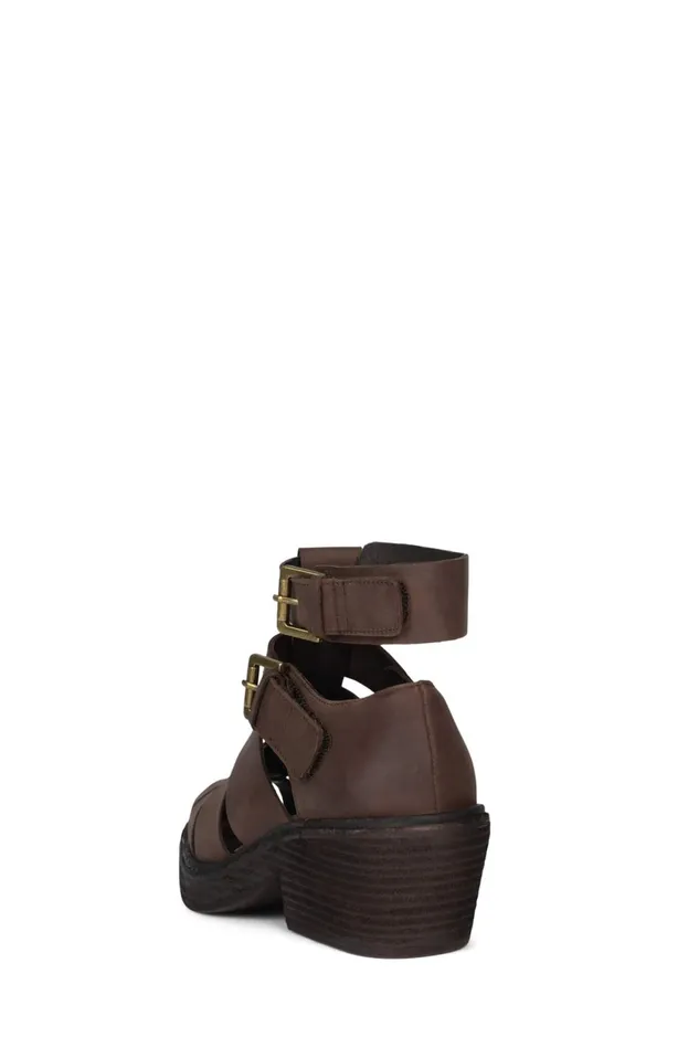 Women Jeffrey Campbell Ankle To Mid ELECTIVE Black Crazy Horse