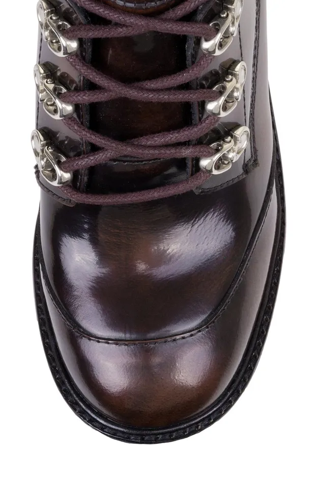 Women Jeffrey Campbell Boot FERNROCK Wine Box