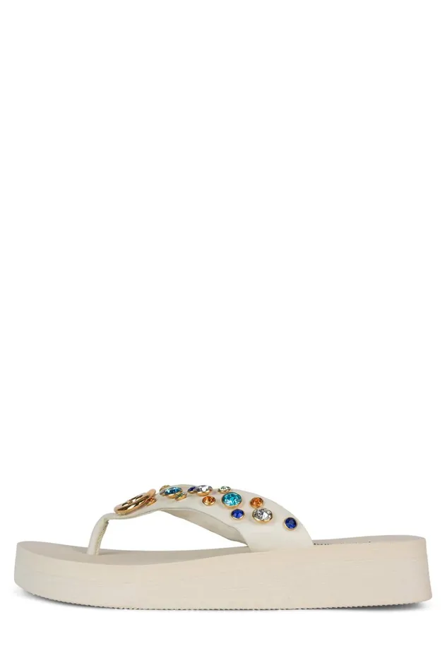 Women Jeffrey Campbell Flat ICONICS Pink Multi