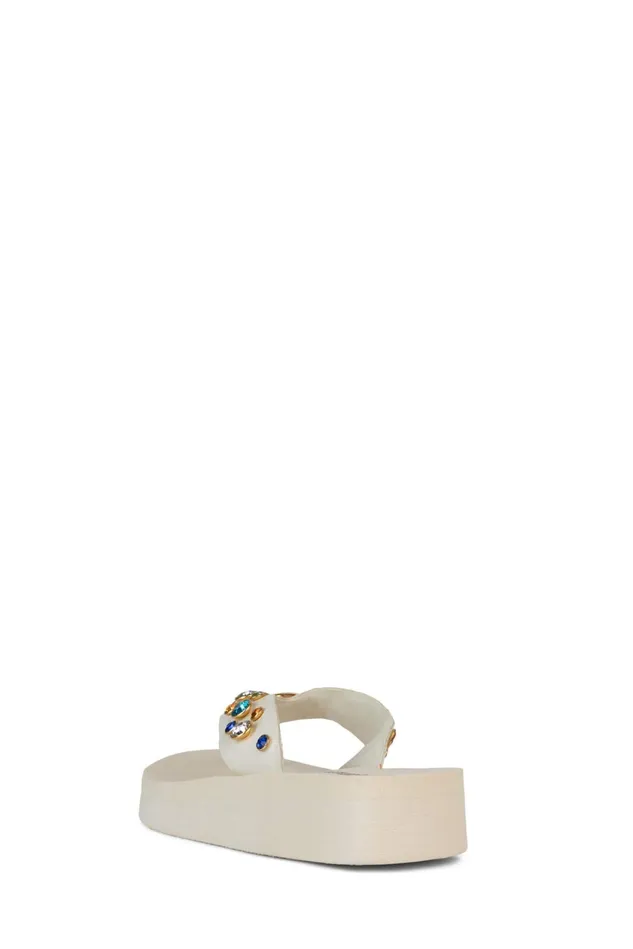 Women Jeffrey Campbell Flat ICONICS Pink Multi