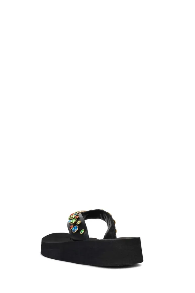 Women Jeffrey Campbell Flat ICONICS Pink Multi