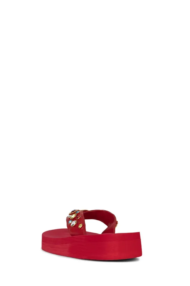 Women Jeffrey Campbell Flat ICONICS Pink Multi