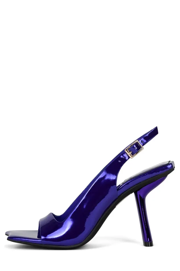 Women Jeffrey Campbell Heel SURREALIST Blue Patent