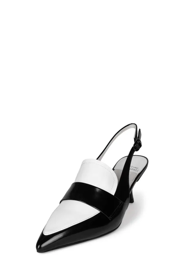 Women Jeffrey Campbell Pump LITERATURE Black White Box