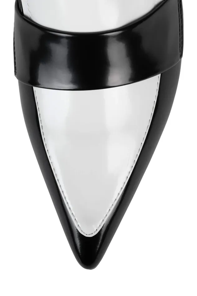 Women Jeffrey Campbell Pump LITERATURE Black White Box
