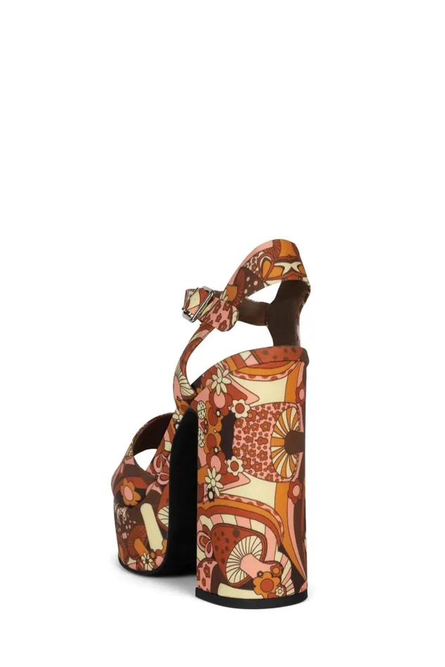 Women Jeffrey Campbell Sandal SUMMERS3 Multi Mushroom