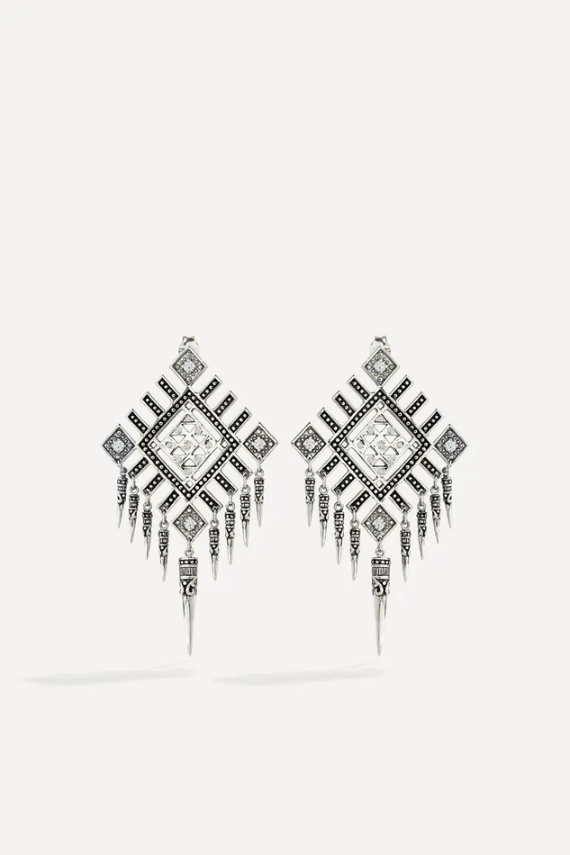 Women Jewelry Baandsh Boho Earrings MaxiPunk Gray