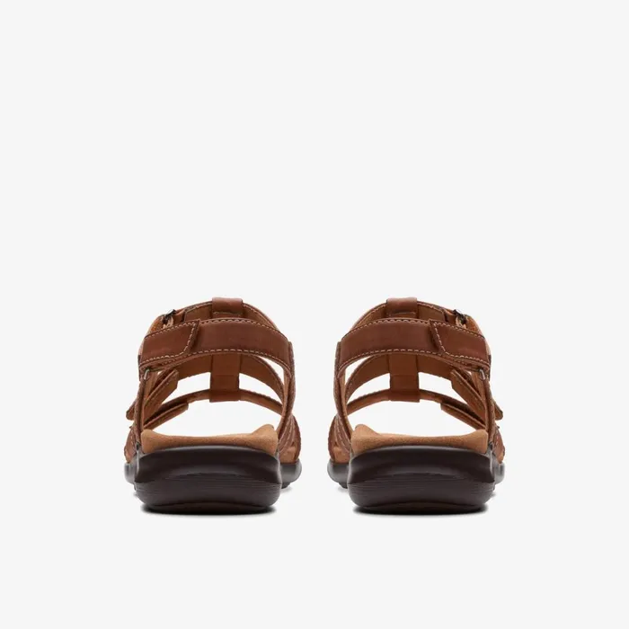 Women Kitly Step Tan Clarks Sandals and Flip Flops