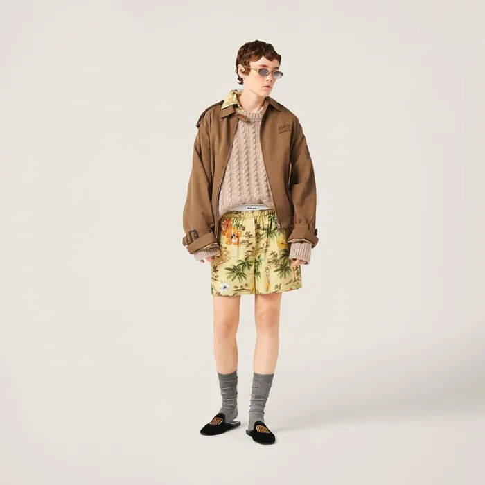 Women Knitwear Miu Miu Cashmere Sweater Sand Beige Women Knitwear Miu Miu Cashmere Sweater Sand Beige